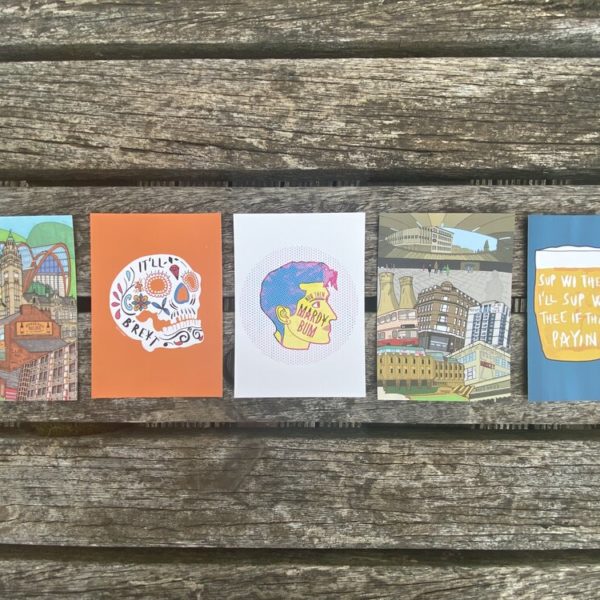 Selection 2 - 5 pack of Postcards (for the price of 3)
