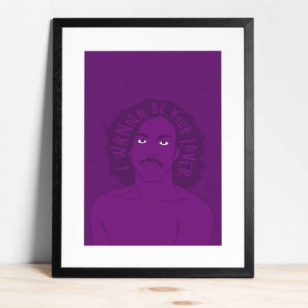 Prince 'I wanna be your lover' Lyrics - Print