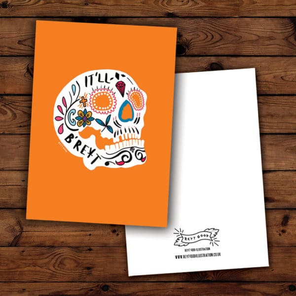 Sugar skull - Postcard (A6)