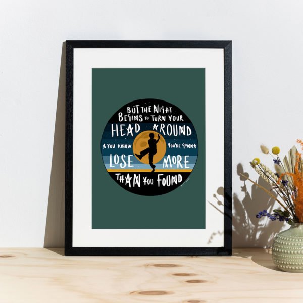 The Night' - Frankie Valli Illustration