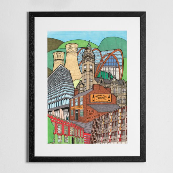 Henderson's Relish Cityscape - Print