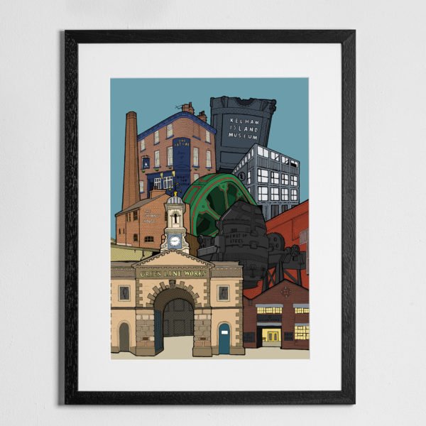 Kelham Island Cityscape - Print