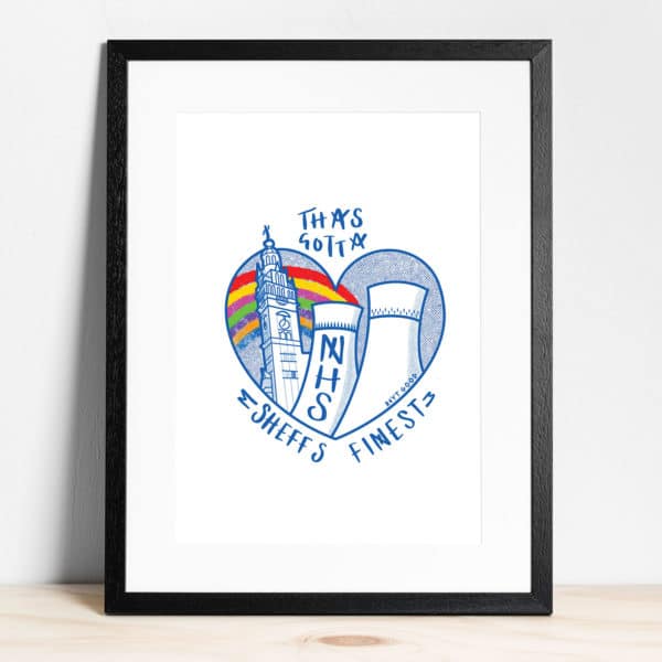 Sheffields Finest' NHS - Charity Print