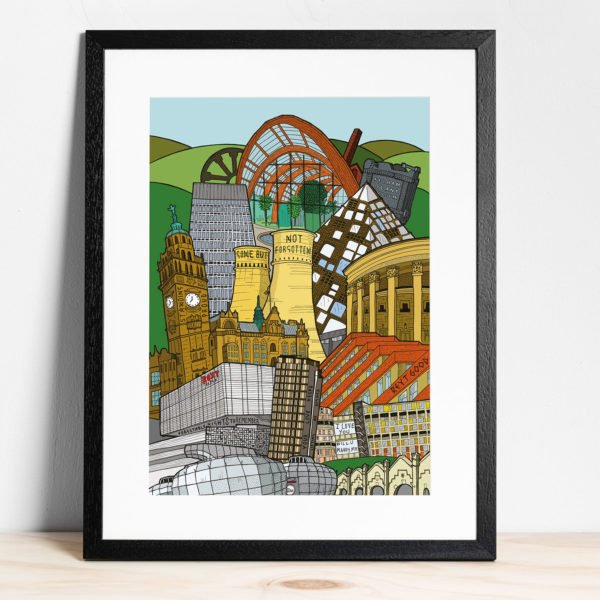 Sheffield Cityscape - Print (Colour)