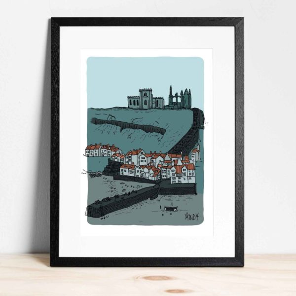 Whitby seaside - Fine Art print in colour