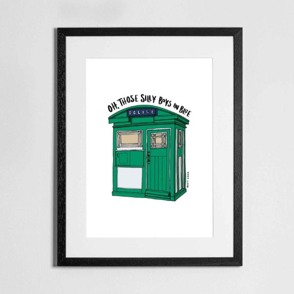 Silly boys in blue - limited edition A3 print