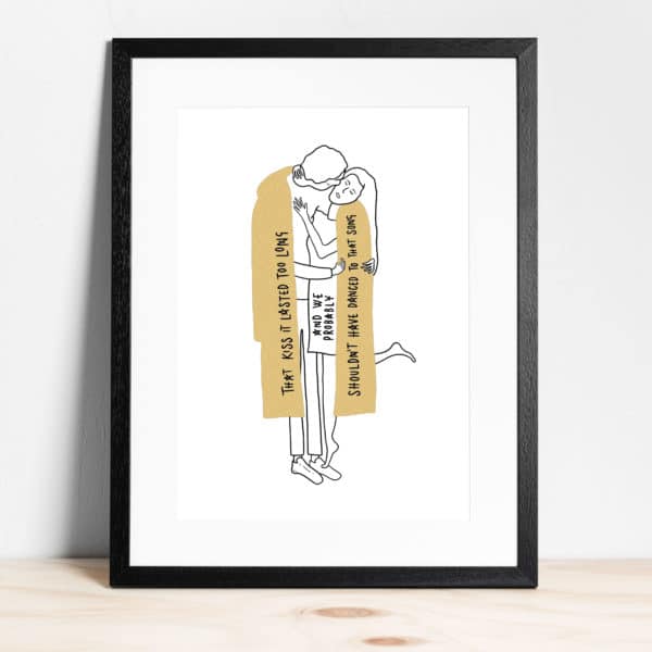 That / The Kiss - A3 limited edition screen print