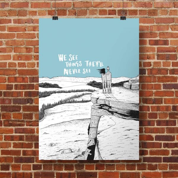 We see things A2 limited edition fine art print - 10 available