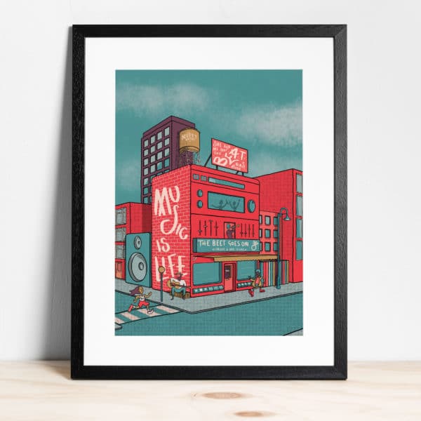 Music is life - Print