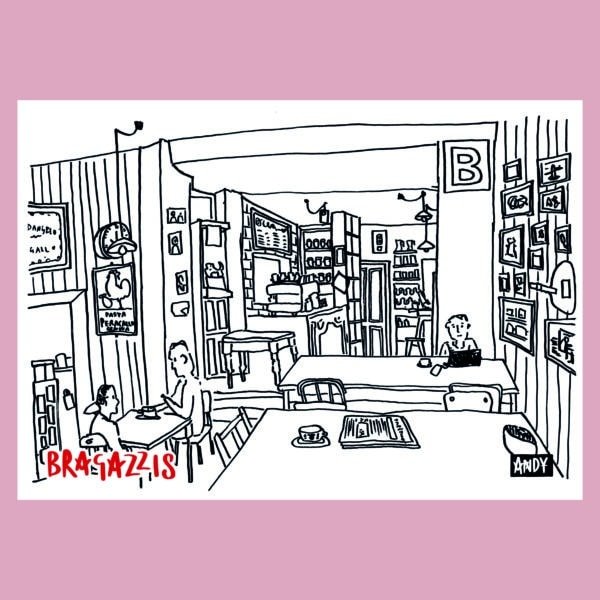 Coffee Shop Illustrations - Bragazzis