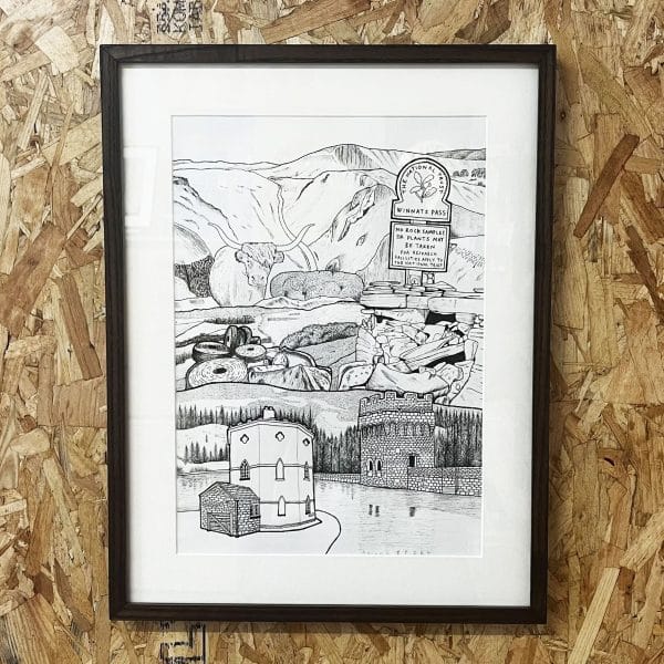 peaks original framed