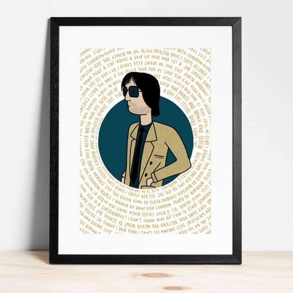 Common People lyrics print