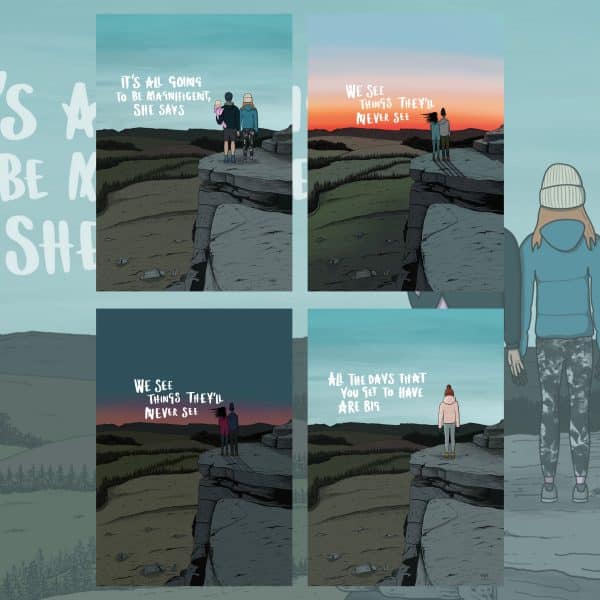 Personalised landscape illustrations