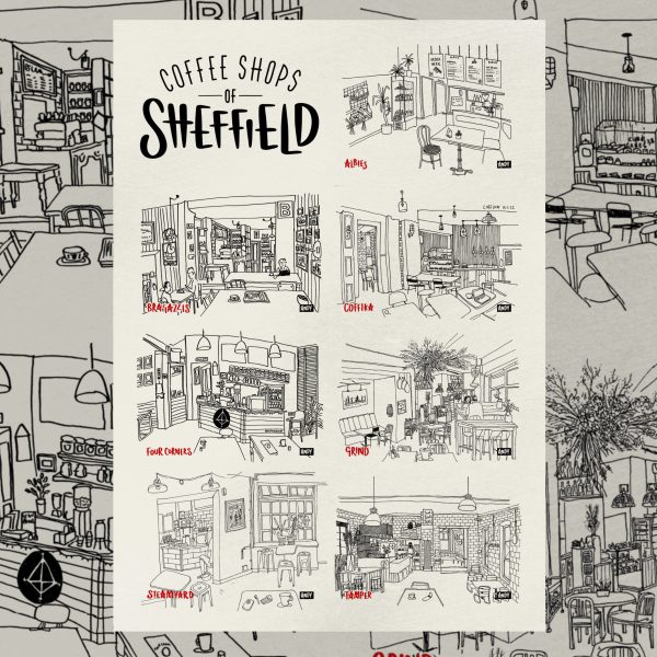 Sheffield Coffee Shop Illustrations