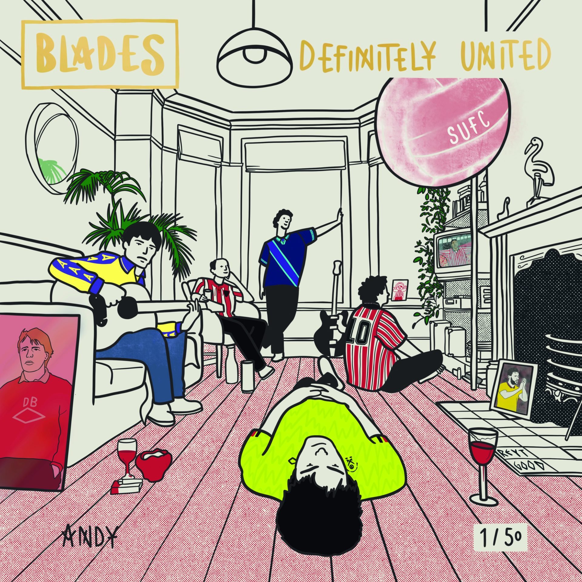 Definitely United - Gold Foil - Ltd Edition - Image 2