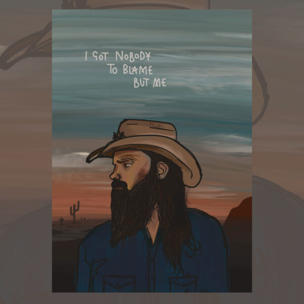 I got nobody to blame print