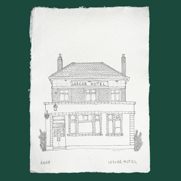 Lescar - Original Ink Illustration - A5