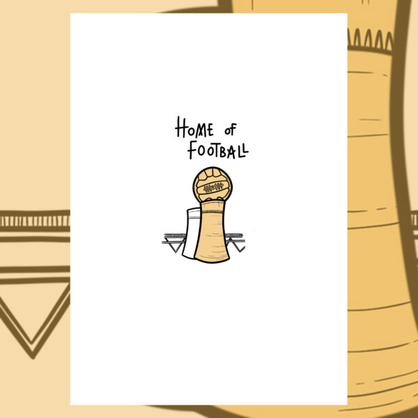 Home of Football - signed print