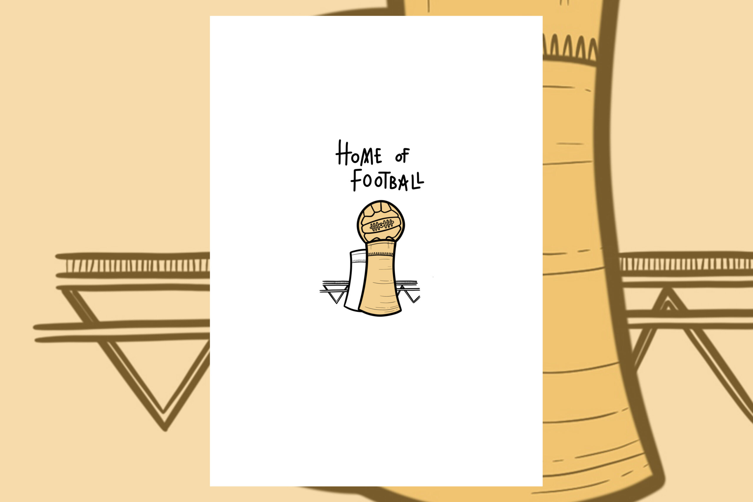 Home of Football - signed print