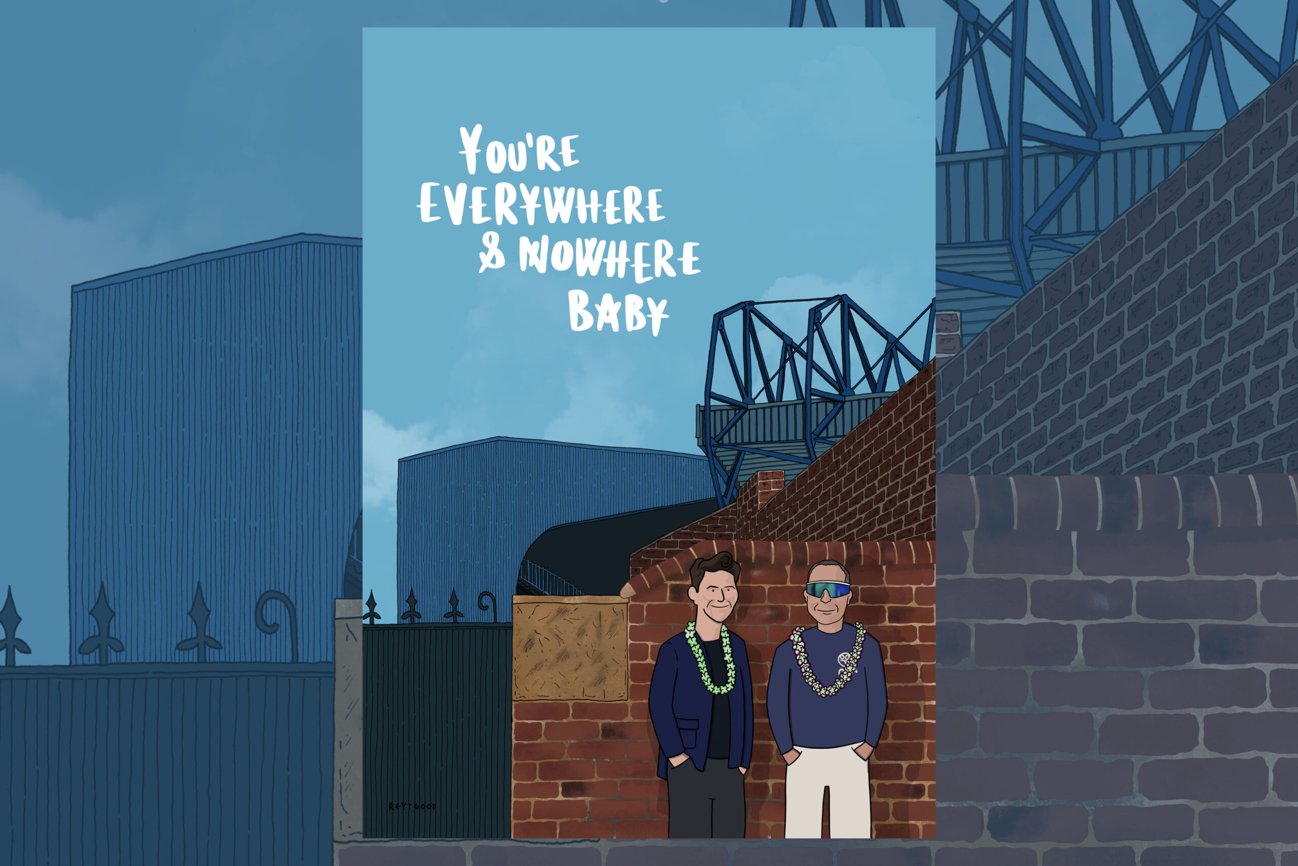 Personalised Sheffield Wednesday print - You're everywhere and nowhere baby - Image 2