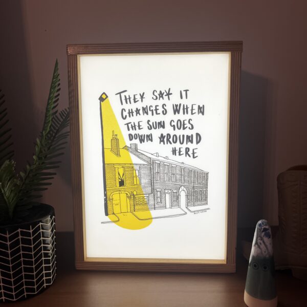 Yellow Arch Light Box